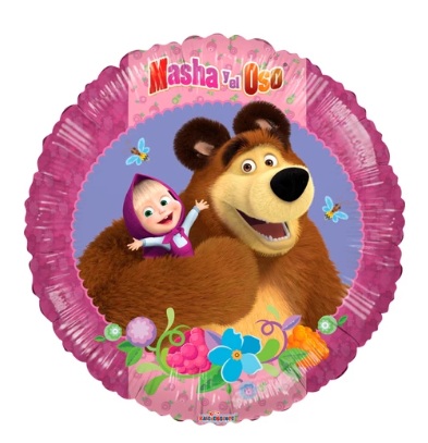 Globo Metalizado Anagram 18 Masha Y El Oso Bc Reinaabru